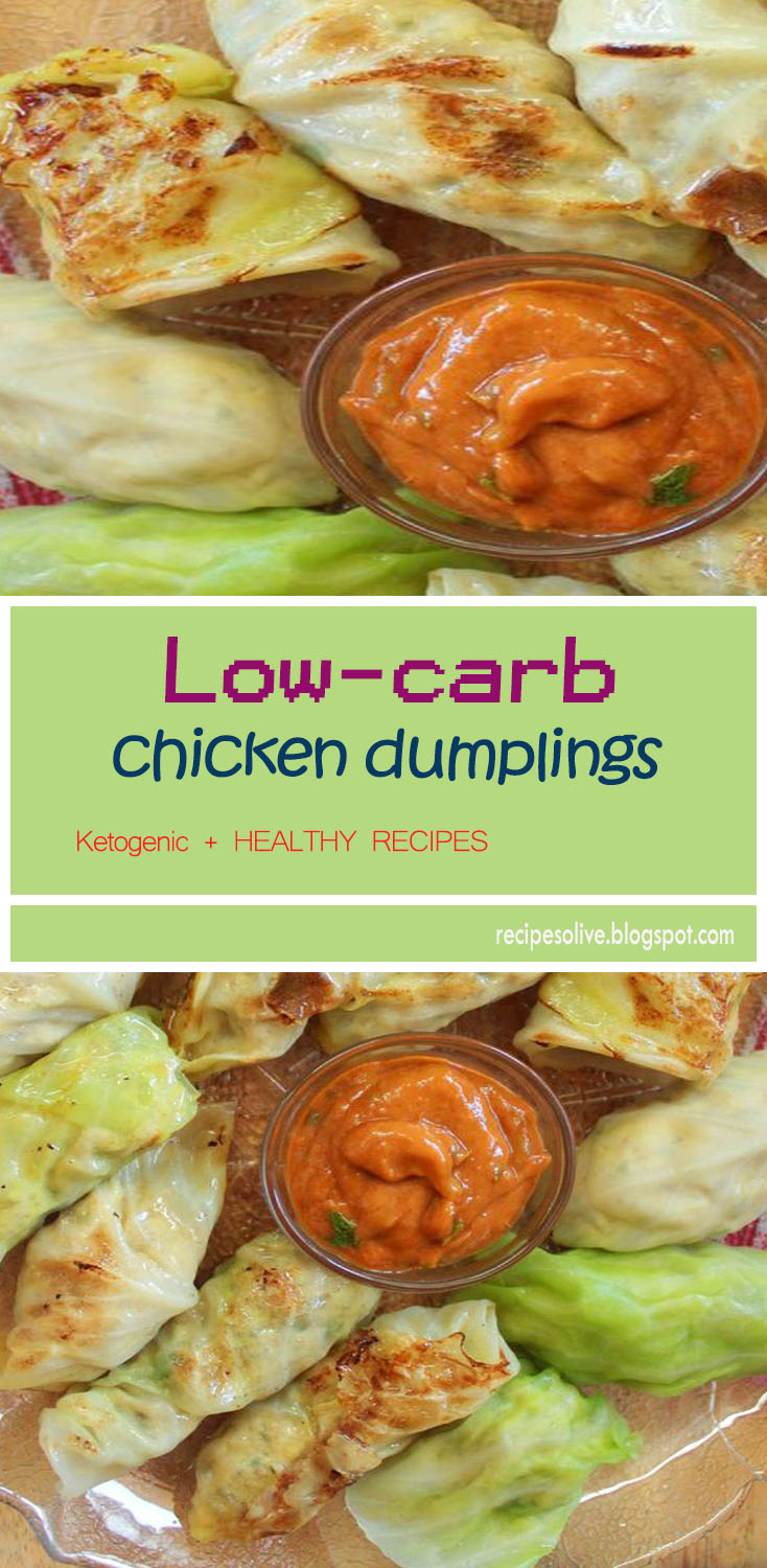 Lowcarb chicken dumplings Recipes Olive