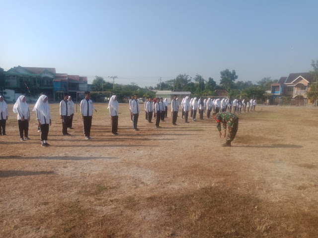 Babinsa Latih Paskibraka Jelang Upacara 17 Agustus Kecamatan Jenar