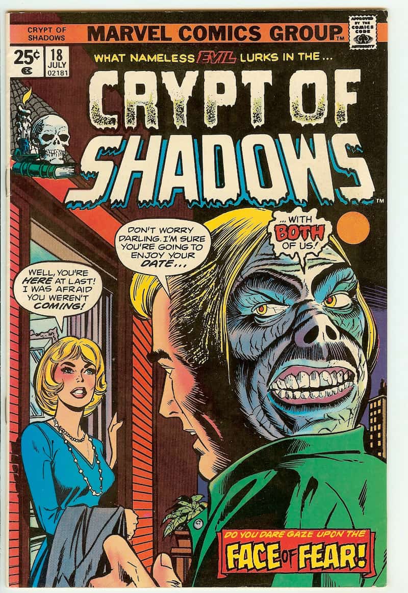 Crypt of Shadows #18, portada de Ron Wilson