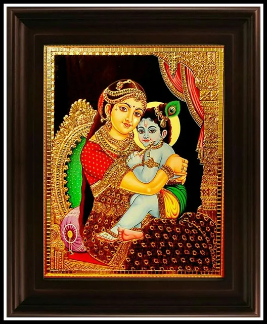 bal krishna yashoda images