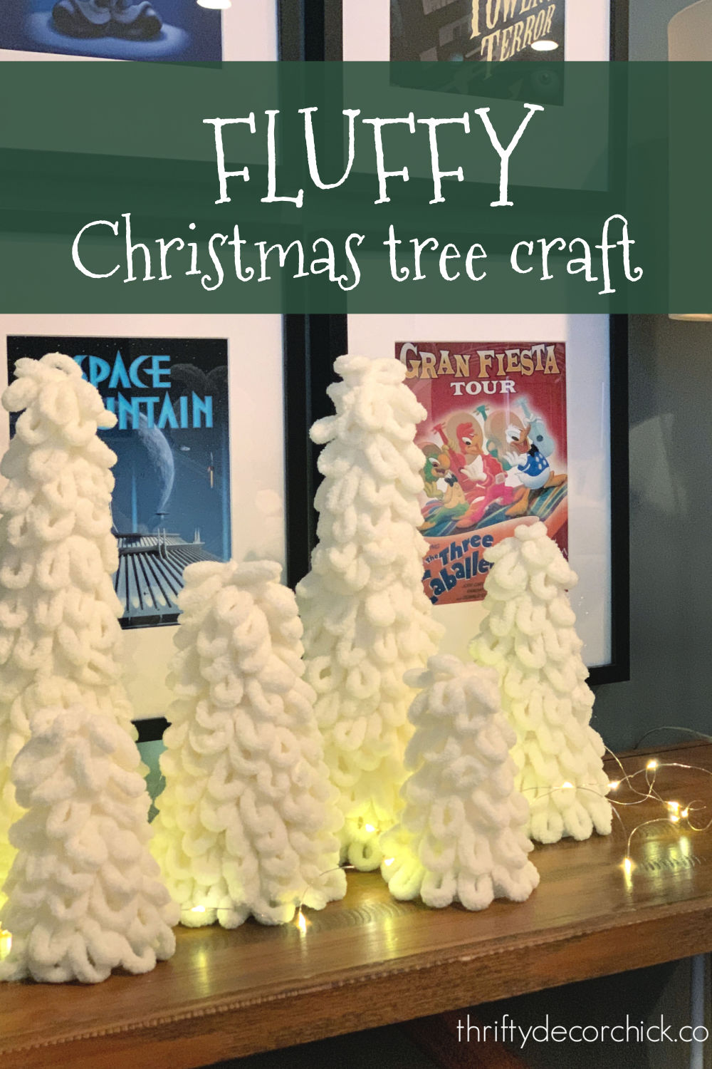 DIY Yarn-Wrapped Christmas Trees - Practical Stewardship