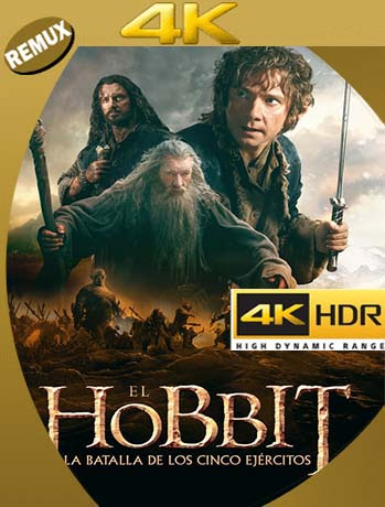 El Hobbit : La Batalla de los 5 Ejercitos (2014) EXTENDED EDITION BDRemux 4K HDR Latino [GoogleDrive] [tomyly]