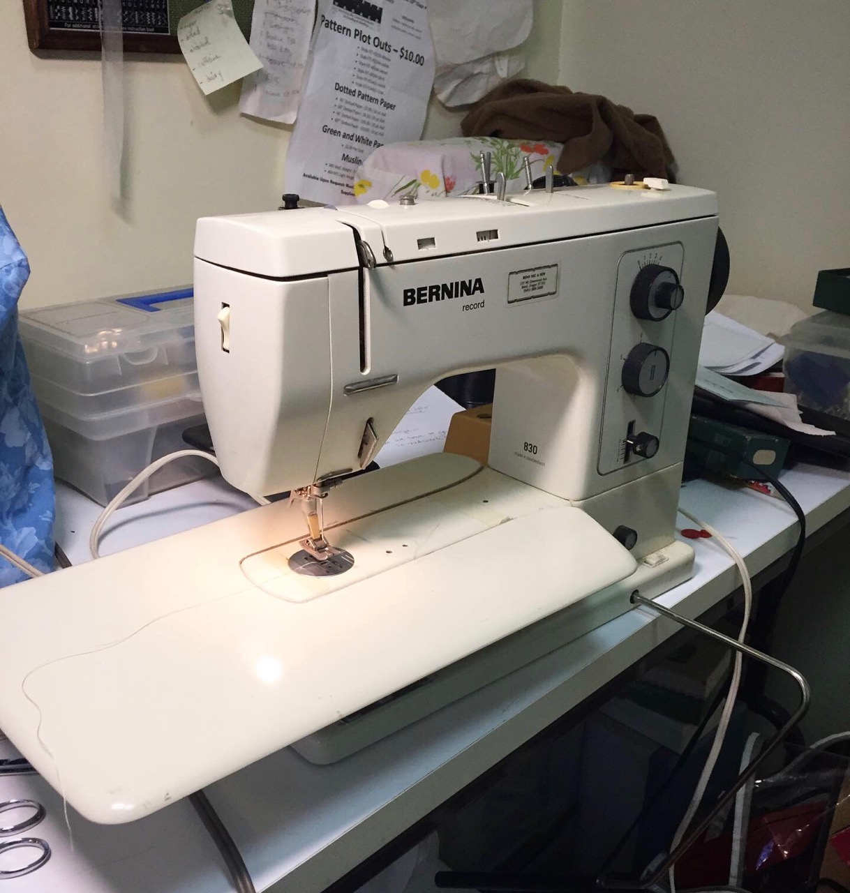 male pattern boldness: OCTOBER SURPRISE: My vintage Bernina 830 Record!