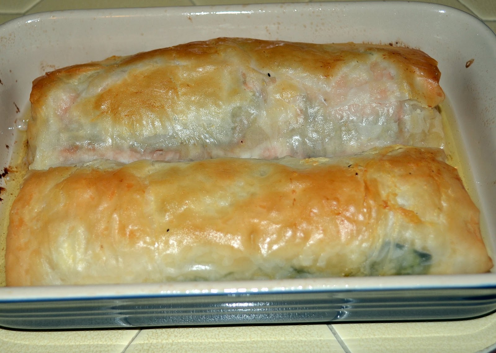 The Foodie Couple Salmon wrapped in Phyllo Dough