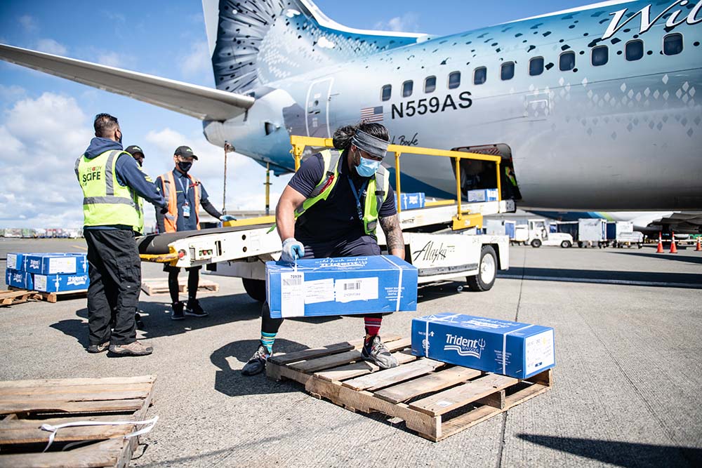 Air101 Alaska Airlines flies season’s first Copper River salmon to Seattle