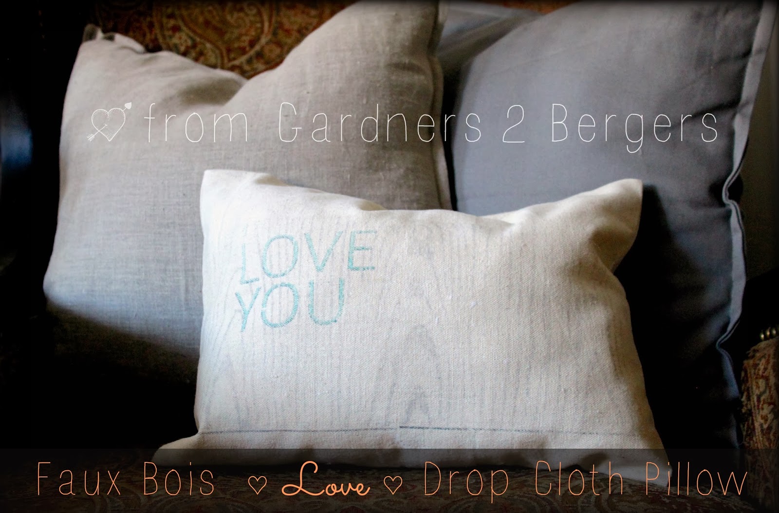 Faux-Bois-Love-Drop-Cloth-Pillow