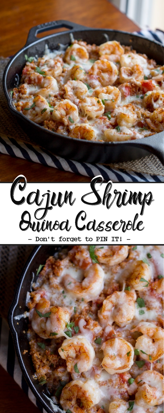 Cajun Shrimp and Quinoa Casserole Just Easy Recipe