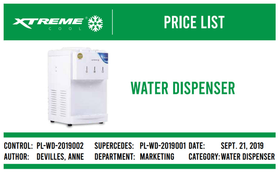 Xtreme Water Dispenser