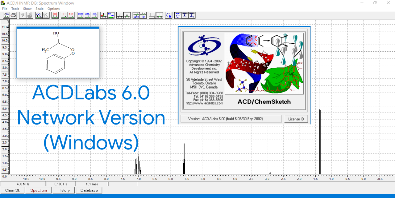 ACD Labs NMR Processor 6.0 Network edition para Windows