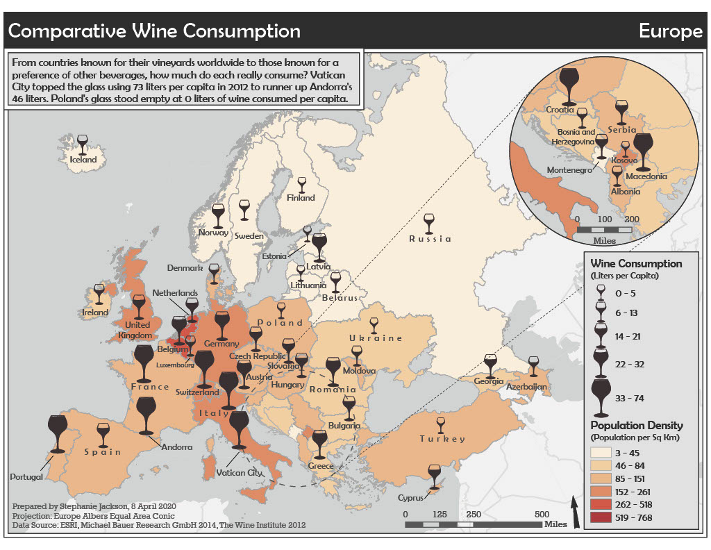 Stephanie Jackson's GIS Blog Choropleth and Graduated Symbol Mapping