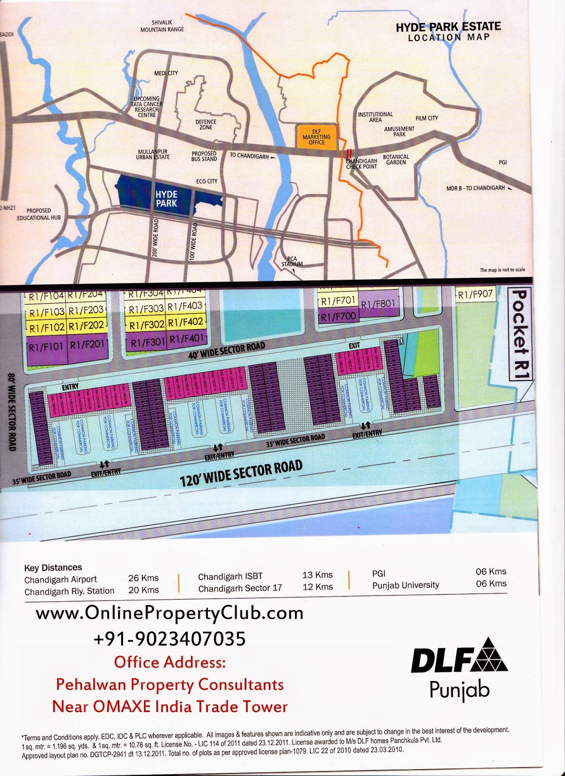 DLF Hyde Park Estates New Chandigarh (Mullanpur) City Centre