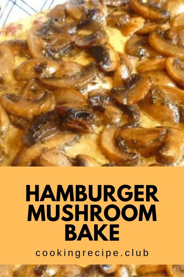 HAMBURGER MUSHROOM BAKE Shelia Recipes