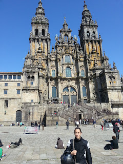 Santiago de Compostela el viajero motero