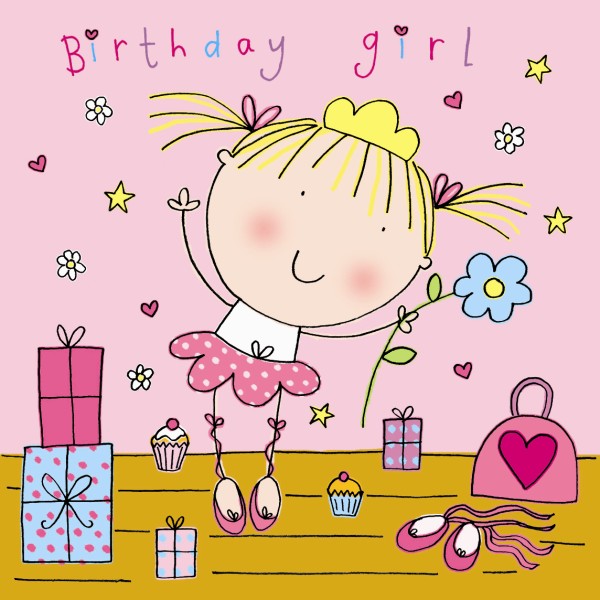 Girly birthday cards