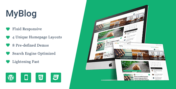 Myblog – Professional WordPress Theme