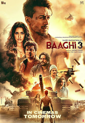Download Baaghi 3 (2020) Hindi Full Movie HDRip 1080p | 720p | 480p | 300Mb | 700Mb