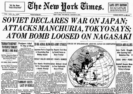 The New York Times Sovieticos declaran la guerra a Jspón