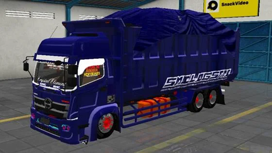 Mod Truck Hino 500 C9 Dump Terpal
