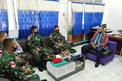 Perkuat Ikatan Persaudaraan, Satgas Yonif MR 413 Kostrad Sambangi Sinode GKI Papua