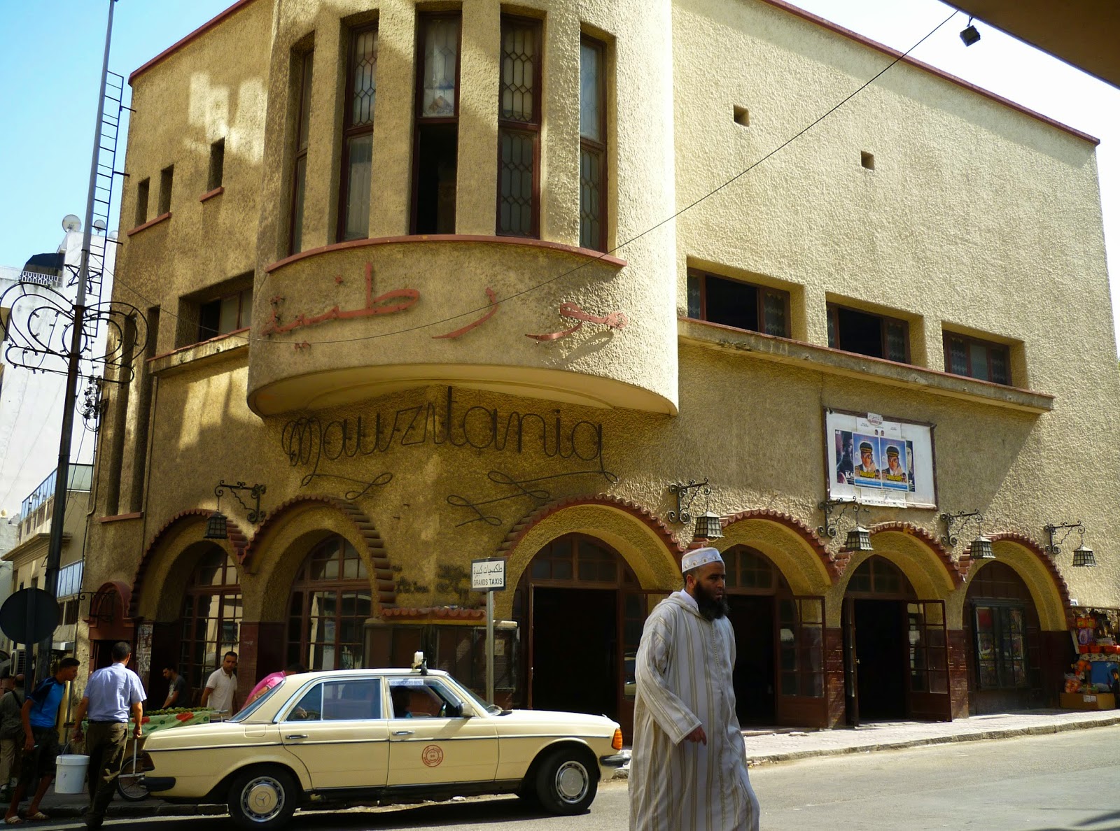 Near the African Rhythms club in Tangier owned by Randy Weston./Ph. DR