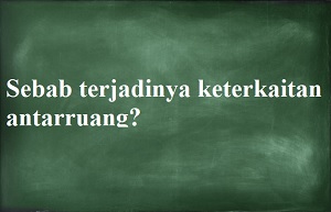 Sebab Terjadinya Keterkaitan Antarruang