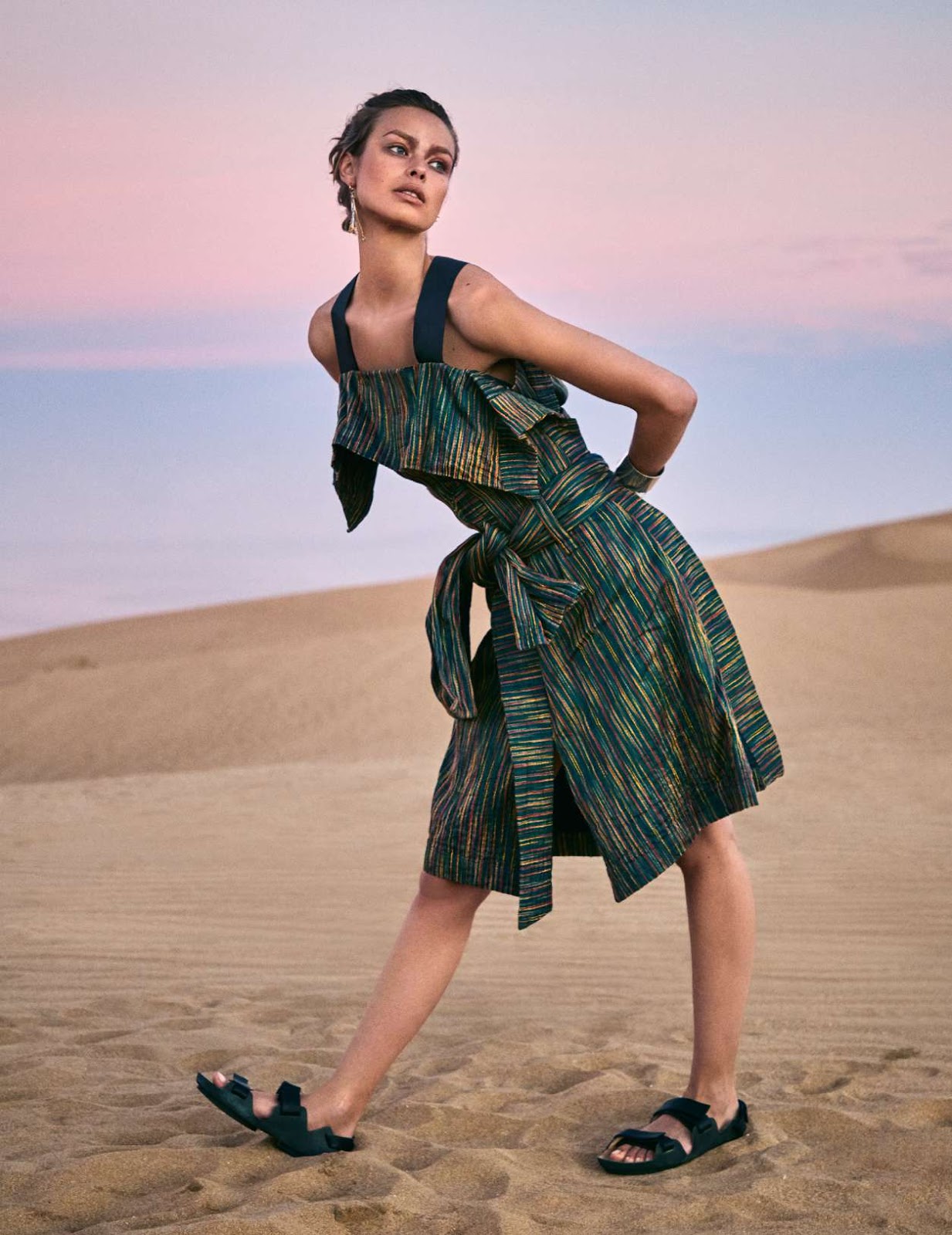 Birgit Kos in Elle France February 22nd, 2019 by Victor Demarchelier (3/3)