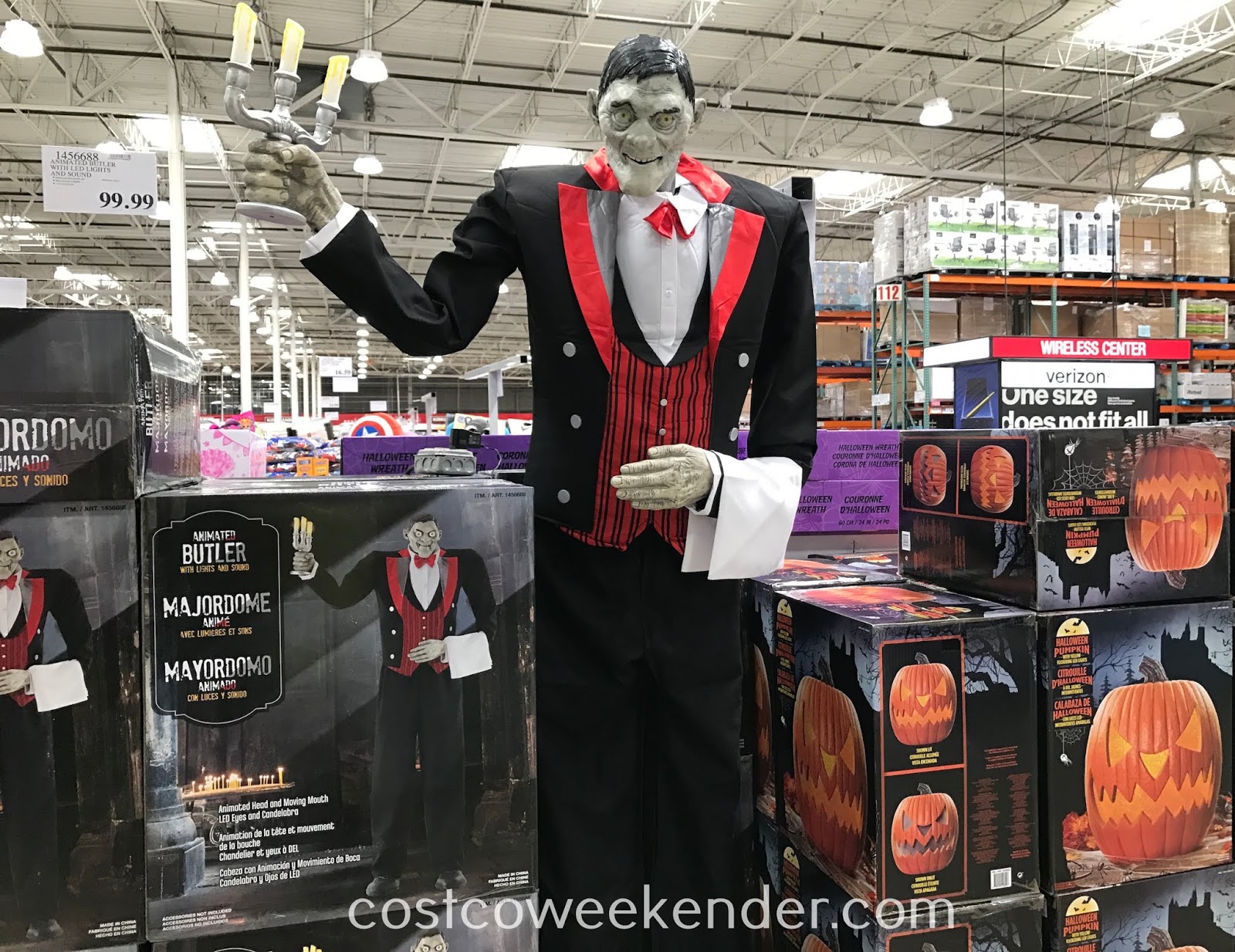 Animated Butler with Lights and Sound | Costco Weekender