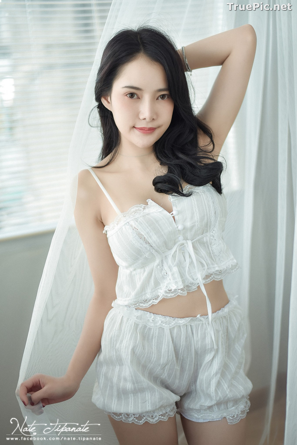 Image Thailand Model - Nattanicha Pw - Beautiful In White Sleepwear - TruePic.net - Picture-22