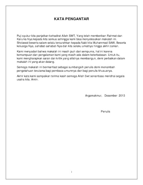 Kata blog: kata pengantar makalah pai sma Ketahui Contoh Kata Pengantar Makalah Terbaru