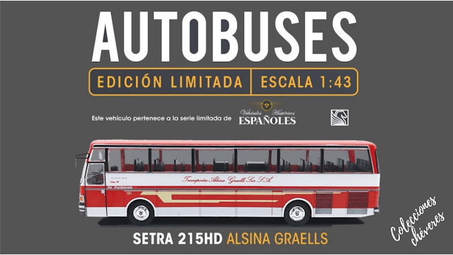 Vehículos históricos españoles: Autobuses 1/43 (Salvat) en España