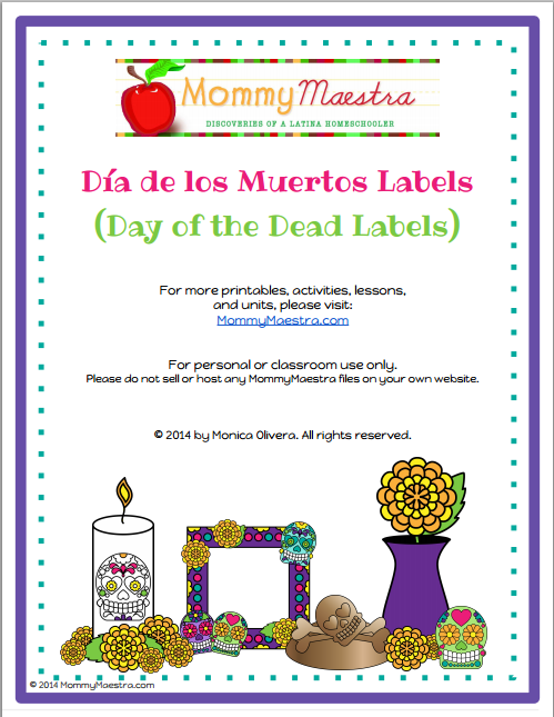 Dia De Los Muertos Worksheet