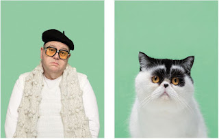 Un fotógrafo compara retratos de gatos y humanos