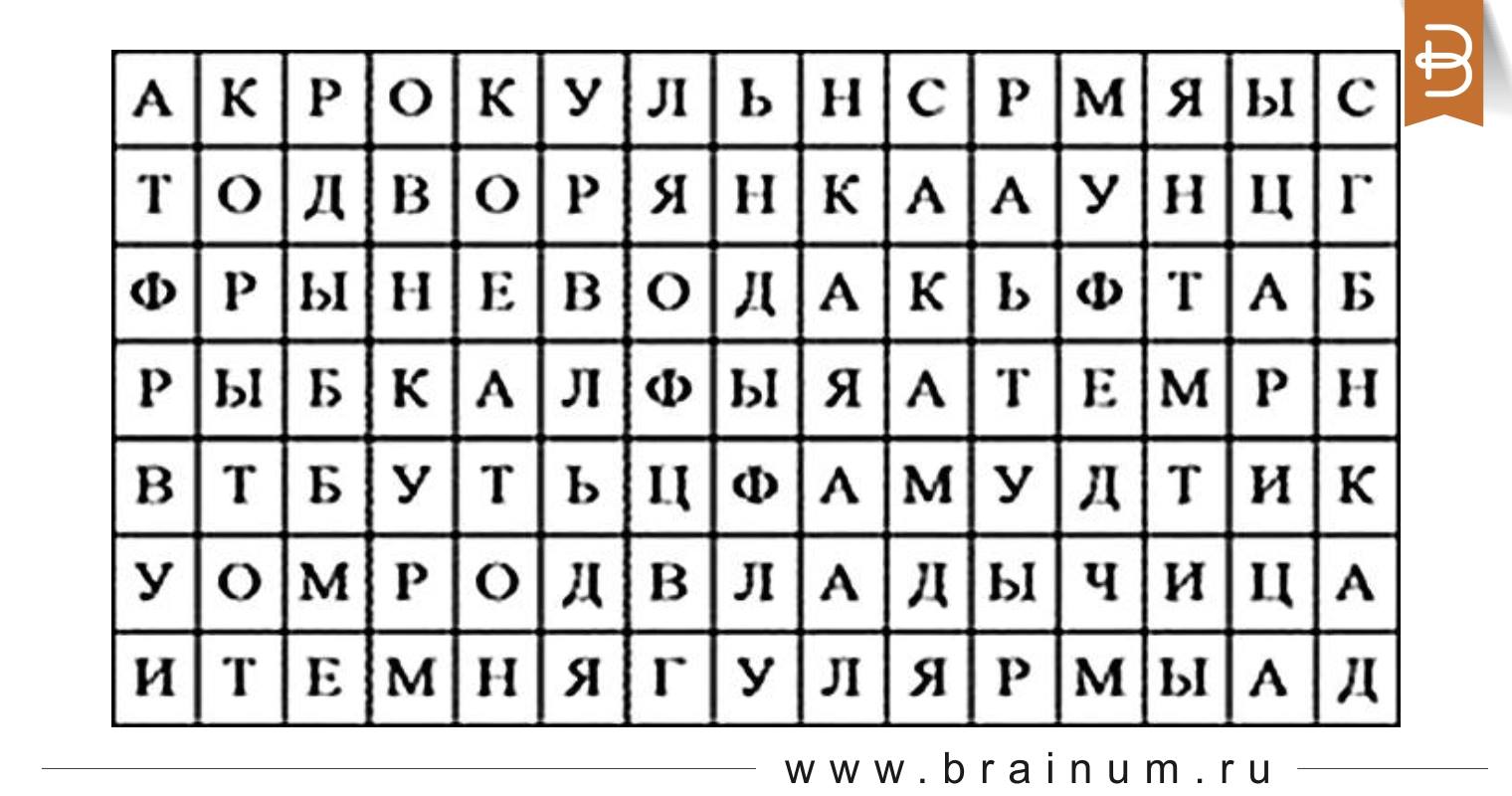 Это был простой тест. Зашифрованные буквы. Какое слово увидели первым. Тест Мюнстерберга. Тест поиск буквы с.
