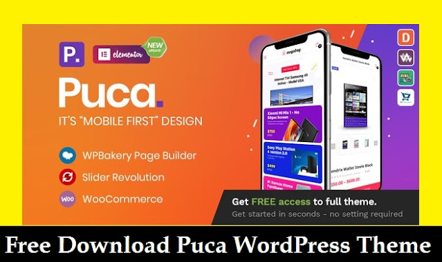 Free Download Puca WordPress Theme