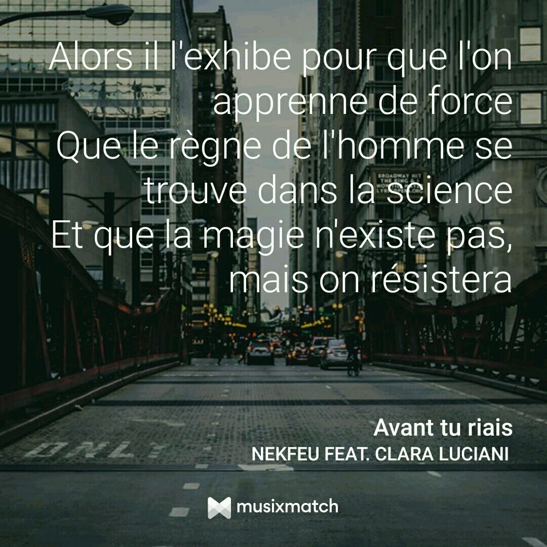 Chen Gai France ) citation nekfeu