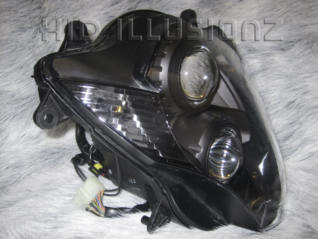 HID ILLUSIONZ Suzuki GSXR 600 750 Mini H1 E46 HID Retrofit Headlights