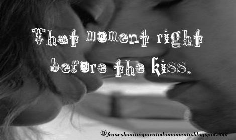 That moment right before the kiss.👄 Ese momento justo antes del beso.