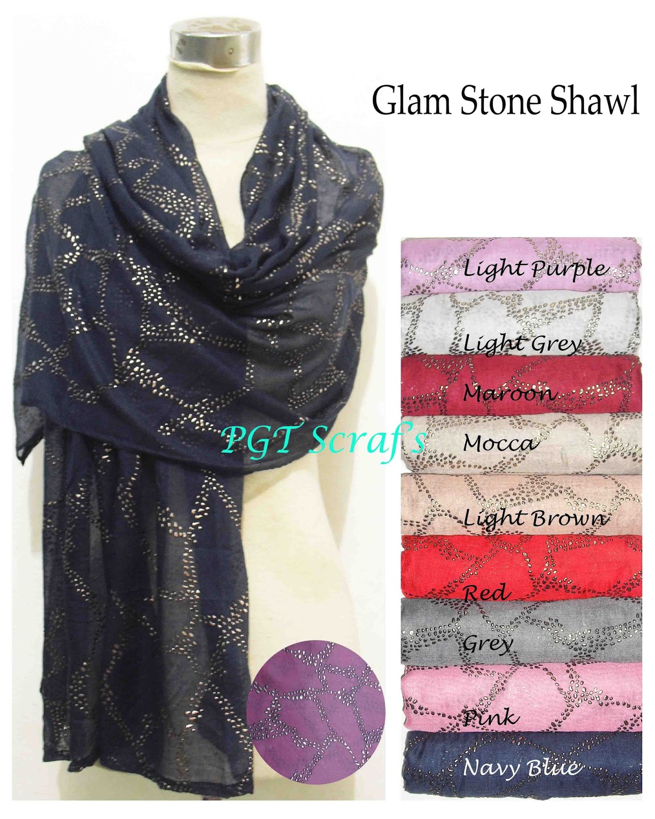 Glam Stone Shawl SOLD 