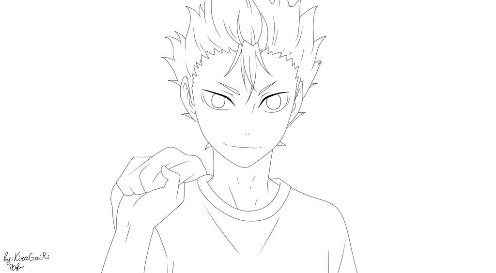 haikyuu coloring pages AnimeColoringpages