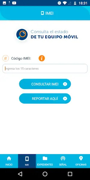 APP OSIPTEL VERIFICAR IMEI CELULAR ROBADO, INTERNET, COBERTURA APP OSIPTEL VERIFICAR IMEI CELULAR ROBADO, INTERNET, COBERTURA