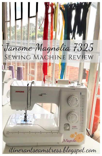 Janome Magnolia 7325 sewing machine review.