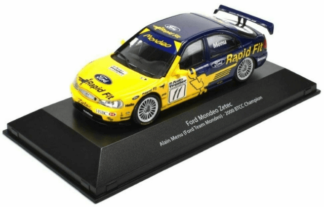 atlas btcc collection, british touring cars champions collection, ford mondeo mk ii 1:43 alain menu