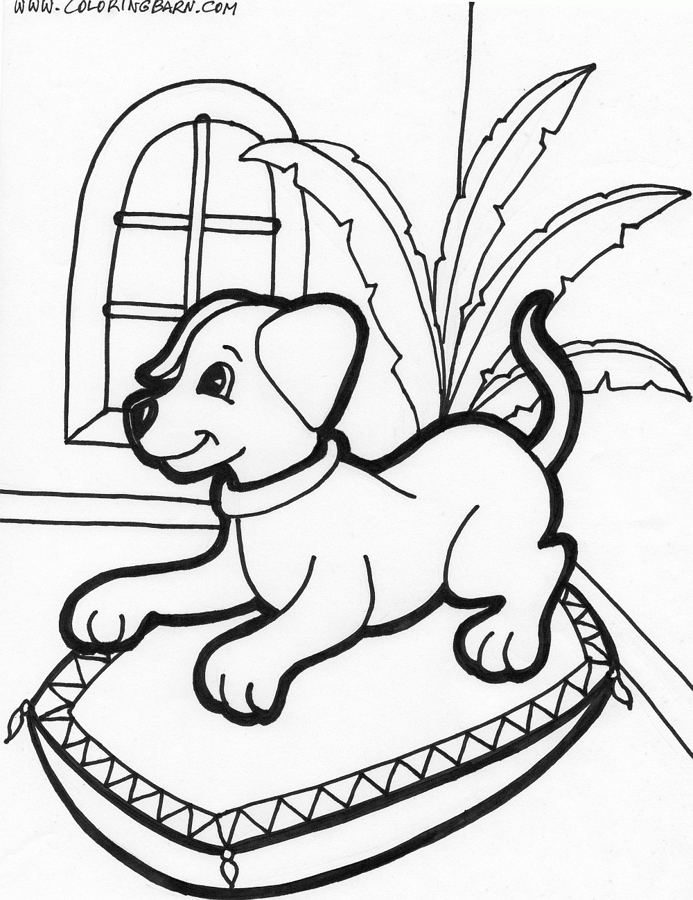 Printable Puppy Coloring Pages