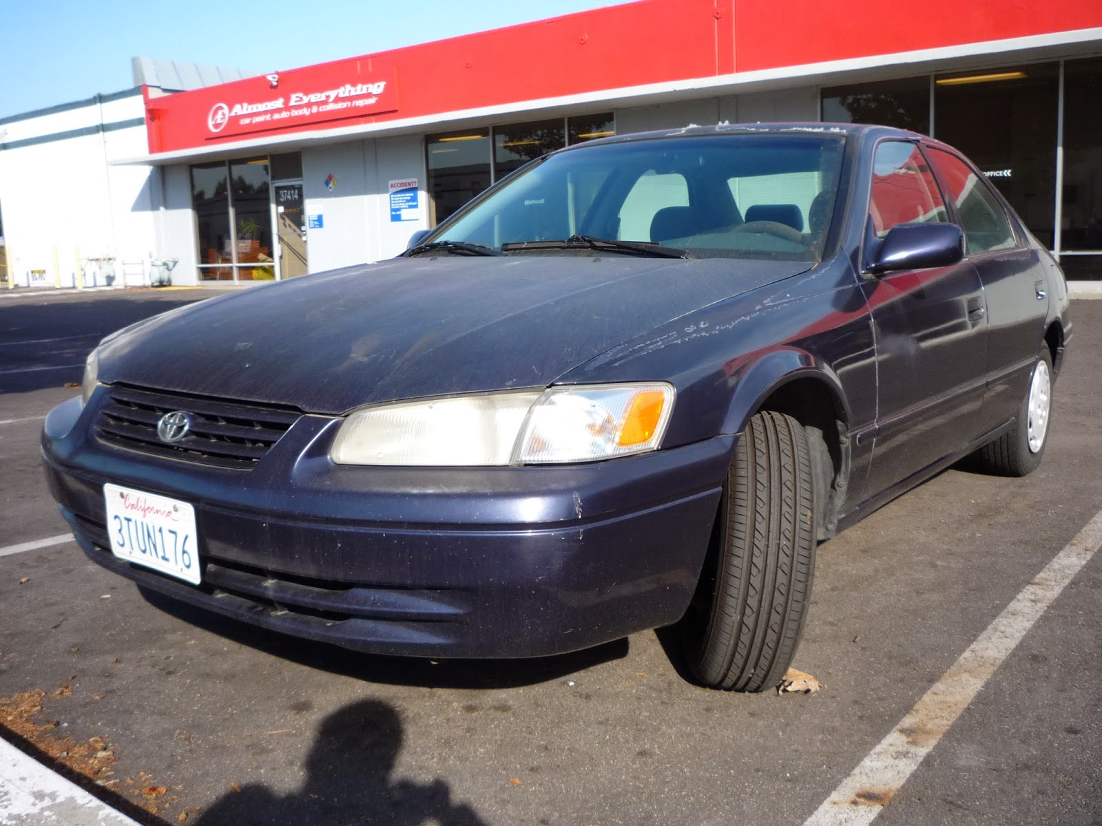 1997 Toyota Camry Paint Code Location