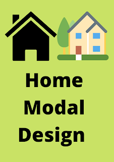 home modal design