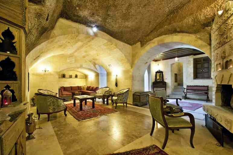 hotel cueva en la Capadocia