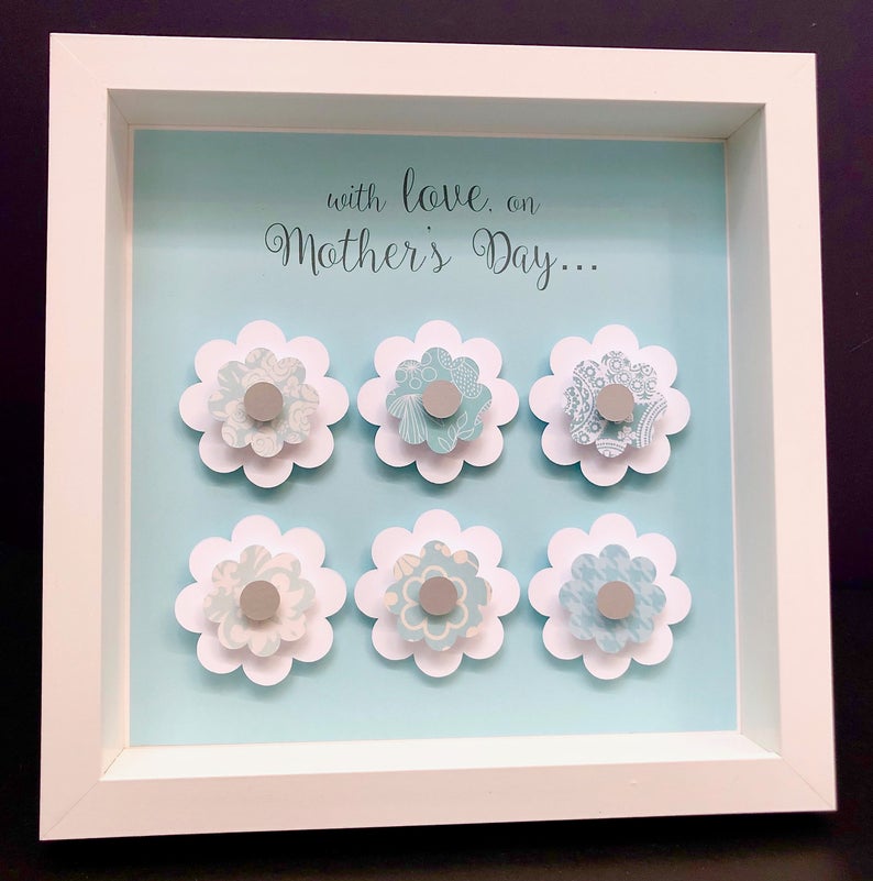 Fields Of Heather Shadow Box Ideas & Tutorials For Mothers Day