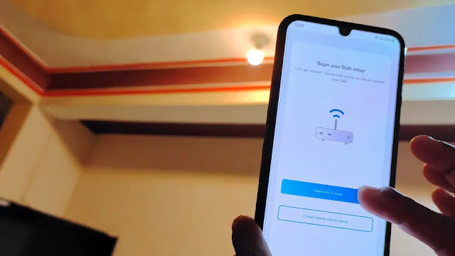 click on I have wifi router here how to connect smitch bulb to wifi