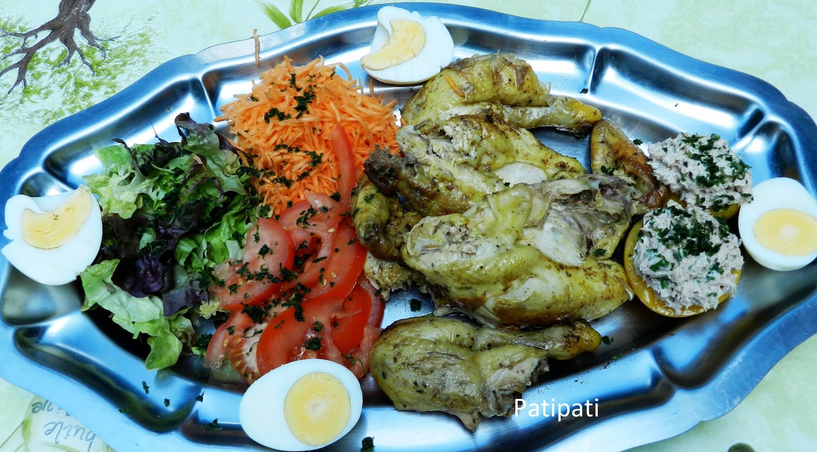 Idée de plat froid avec poulet