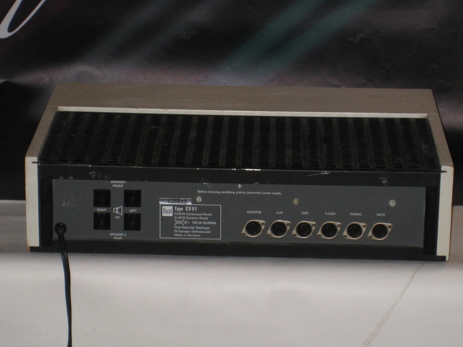 Dual Class A CV 1260 Stereo Integrated Amp For Sale - Canuck Audio Mart